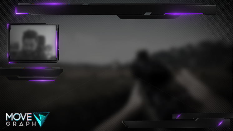 purple twitch overlay