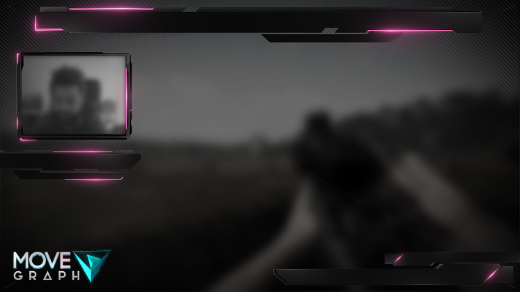 pink twitch overlay