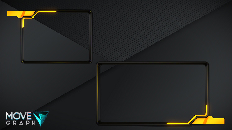 Otic Yellow Animated Frame For Twitch Movegraph