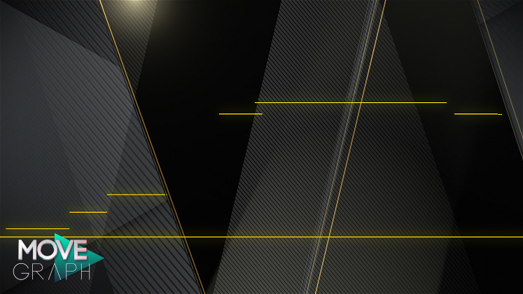 Modern Transition Wipe on yellow color