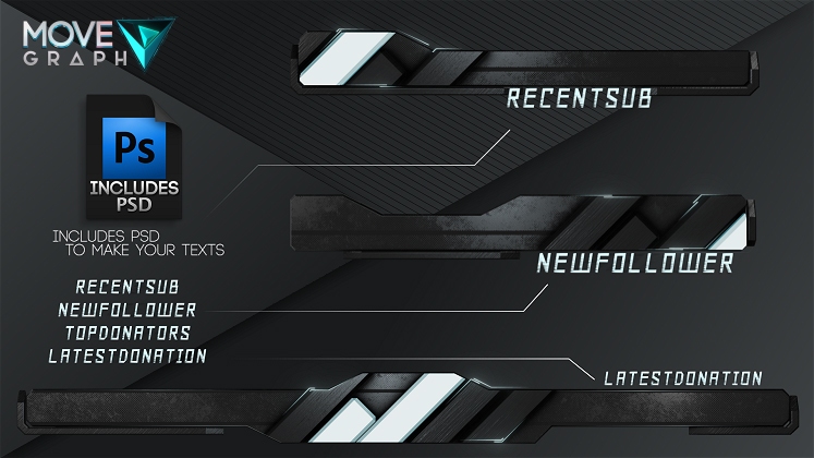 white twitch overlay